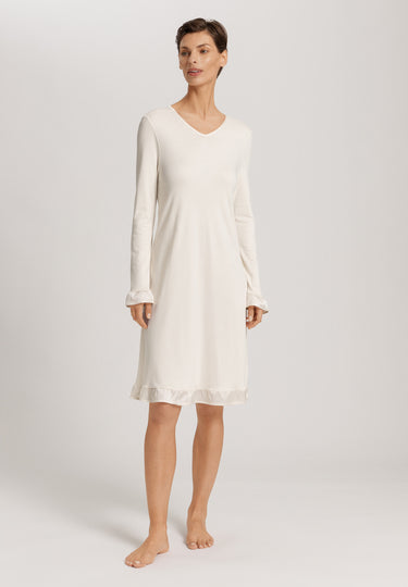 Claire Tencel™ And Cotton Nightgown | Misty White 74768-2123